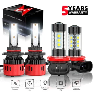 4PCS For Subaru WRX 2015-2019 Combo Headlight Fog Light High/Low Beam white - Picture 1 of 12
