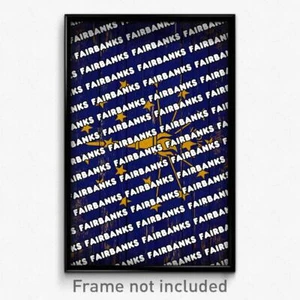 Poster Fairbanks Indiana (IN City Souvenir 11x17 stampa città) - Foto 1 di 1