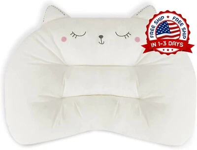 Almohada Para Niños Hecho De Algodón Orgánico 20X14 Cómodo Y Seguro NUEVO US - Image 1 of 4