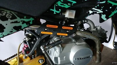 Motorcycle Exhaust Pipe Heat Shield Cover. PITBIKE. HondaC90. monkey bike.  - Image 1 of 4