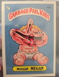 SERIES 2 1985 Garbage Pail Kids  Muggin Megan #42b - Picture 1 of 2