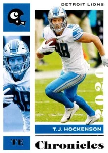 2021 Panini Chronicles T.J. Hockenson Detroit Lions #34 - Picture 1 of 2