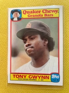 1986 QUAKER CHEWY GRANOLA BARS # 7 TONY GWYNN - Picture 1 of 2