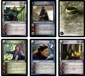 DECIPHER LOTR Herr der Ringe TCG: SCHATTEN KOMPLETT 266-Karten SET + STARTER - Bild 1 von 1
