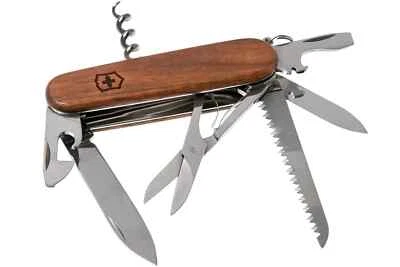 Victorinox Huntsman дерева швейцарский армейский карманный нож, средний, мульти инструмент 1.3711.63 - Изображение 1 из 4