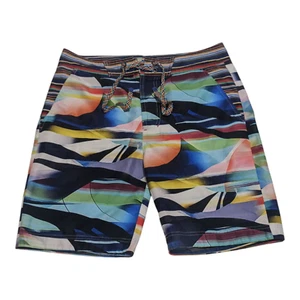 Robert Graham Men's Multicolor Designer Geometric Swimtrunks Size 32 - Picture 1 of 6