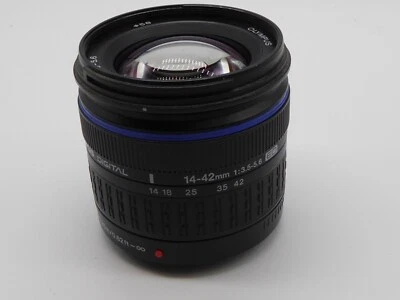 Olympus 14-42MM F3.5-5.6 ED Four Thirds Zoom Lens + Front cap  optics clear - Image 1 of 4