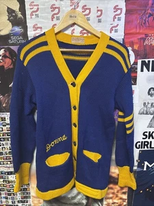Vintage 50s School Knit Letterman Sweater ENGLEWOOD KNIT MILLS Size L - Bild 1 von 5