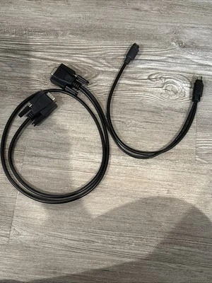 Dual VGA DB9 Male & Female Splitter Cable w Two 6 Pin Mini Din Y Splitter MIDI - Image 1 of 4