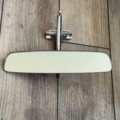 Original 1953 54 Chevrolet Pontiac Rearview Mirror And Bracket Read - Image 1 of 4