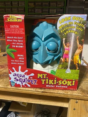 Super Soaker Mt. Aspersor Tiki-Soki Water Volcano gris Hasbro 2005 Foto 1 de 4