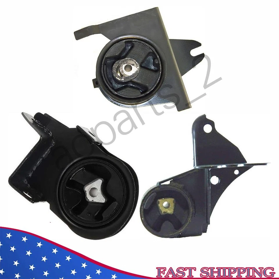 Motor Motor e conjunto de montagem trans 3 peças. 96-00 para Chrysler Town & Country 3.3L 3.8L - Imagem 1 de 4