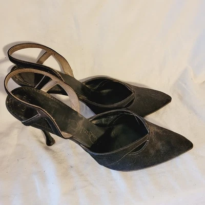 Vintage Women's Shoes Platform Heels QualiCraft Black (read) - Image 1 of 4