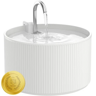 La mejor fuente de agua de cerámica para gatos 74 oz/2,2 L fuente automática para beber mascotas Foto 1 de 4