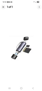 Ugreen CM185  SD / micro SD Reader USB-A 3.0 / USB-C 3.0 - Afbeelding 1 van 8