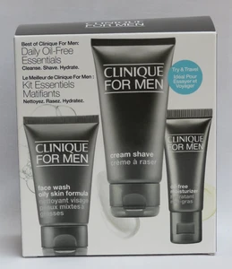 Clinique Men's ❤️ Daily Oil-Free Essentials Kit: Wash, Shave, Moisturizer ❤️BNIB - Picture 1 of 6