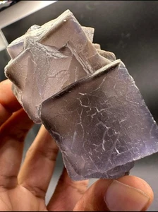 100g Natural Fluorite Crystal on Matrix | Unique Mineral Specimen Balochistan - Picture 1 of 4