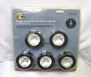 Hampton Bay 5-Light Xenon Task Accent Light Kit 20W G8 Bulbs Under Cabinet New - Picture 1 of 11