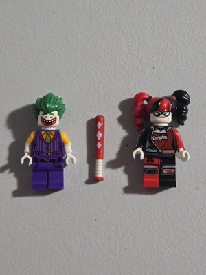 LEGO Batman Película Joker Harley Quinn Minifigura 70922 Joker Manor Minifigura Lote Foto 1 de 4
