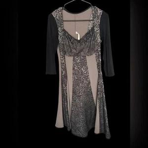 EUC Kollontai Black Lace Dress Small Stretch Gothic Romantic Cocktail Party - Bild 1 von 7