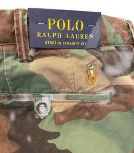 Polo Ralph Lauren Camo Chino Pants Men's Size 40x32 Stretch Straight Fit NWT - Picture 1 of 12