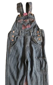 Mono Mattel Vintage Barbie Denim 1997 4T con gemas rosas - Imagen 1 de 10