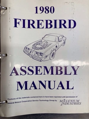 Pontiac Firebird 1980 transmisión automática manual de montaje 1977 78 79 81 Foto 1 de 3