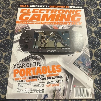 Electronic Gaming Monthly Magazine Feb 2005 #188 Year Of Portables W/ Inserts - Image 1 of 4