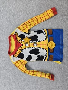 Disney Toy Story Woody Shirt Boys 4T Sheriff Costume Long Sleeve Pajama Top - Picture 1 of 6