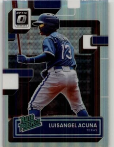 2022 Donruss Optic Luisangel Acuna Rated Prospects Holo #RP-9 Texas Rangers - Picture 1 of 2