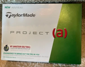 TaylorMade PROJECT (a) Golf Balls, 1 Doz. Brand NEW - Picture 1 of 3