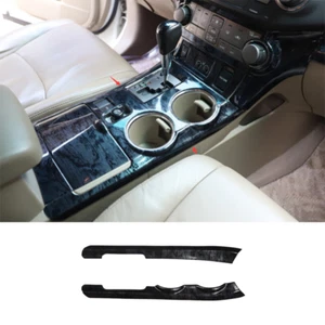 Black Grain Gear Shift Both Side 2009-14 Peach Cover Trim For Toyota Highlander - Picture 1 of 13