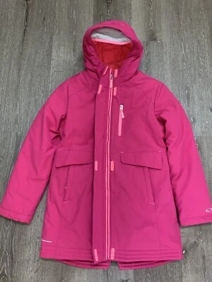 Chaqueta Champion Mujer Talla XL 14-16 Rosa Caliente Parka Con Capucha Rosa Foto 1 de 4