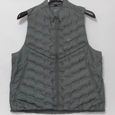 Nike Therma Fit ADV Repel Running Vest Jacket Gray Men XL FB7542-084 **No Tags** - Image 1 of 4