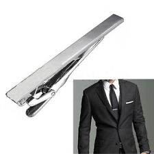Gentleman Silver Metal Simple Practical Plain Necktie Tie Clip Bar Clasp USA