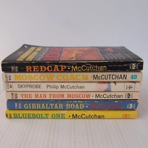 Commander Shaw counterspy novels x6 vintage paperback McCutchan - Picture 1 of 16