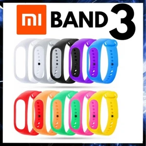 CINTURINO PER XIAOMI MI BAND 3 BRACCIALE SMART WATCH IN TPU STRAP MIBAND BAND3 - Picture 1 of 15