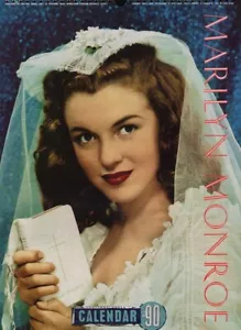 MARILYN MONROE - CALENDARIO OFICIAL MARILYN MONROE 1990 - TOTALMENTE NUEVO Y SELLADO - Imagen 1 de 1