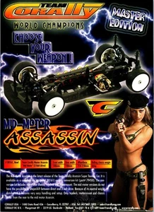 Corally Mid-Motor Master Assassin RC KIT Print Ad Wall Art Decor - Picture 1 of 1