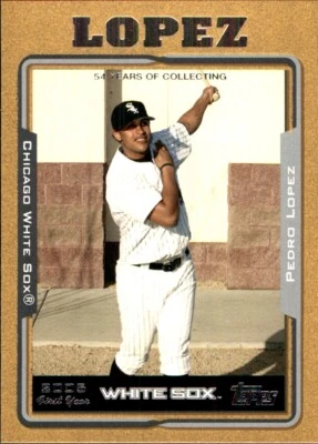 2005 Topps Update GOLD #251 Pedro Lopez SERIAL #1440/2005 CHICAGO WHITE SOX - Image 1 of 2