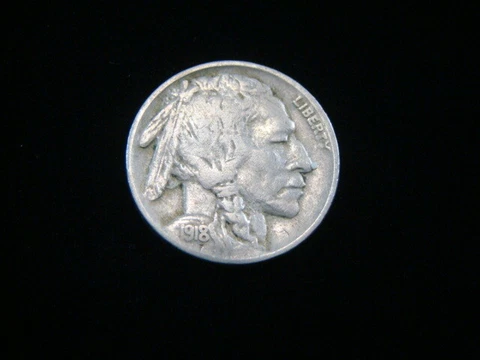 1918 Buffalo Nickel VF+ 130722 Cover