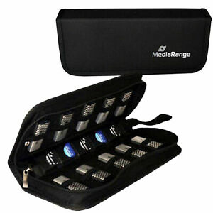 MediaRange Speicherkarten-Tasche 10 USB-Sticks, 5 SD-Karten Stick Case Cover