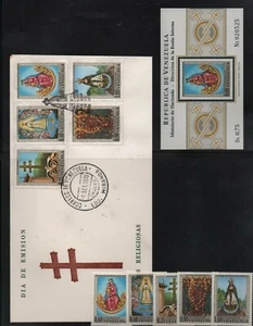 Venezuela: 1970; Scott 969-973+ S.S 976a + F.D.C mint NH. VZ1064 - Picture 1 of 1