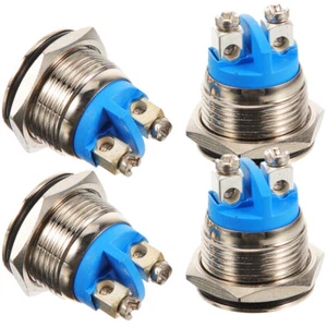 4 Pcs Doorbell Button Kit Wired Push Replacement Bells for Homes - Picture 1 of 12