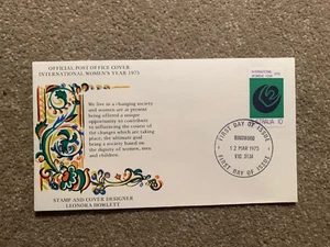 FDC 1975. International Womens Year First Day Issue 10c - Picture 1 of 4