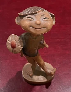 Vintage Siegfried Hafner Anri carved wood FIGURINE Italy mid-century modern - Picture 1 of 4