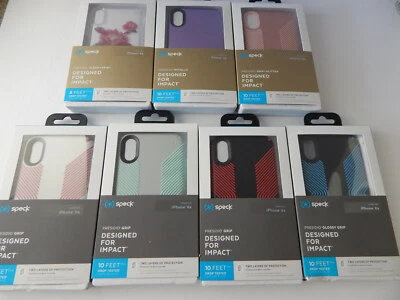 Funda Speck Products Presidio Grip Print Metálica Transparente Para iPhone XR 6.1" Nueva Foto 1 de 4