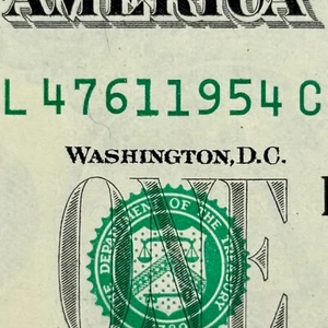 1954 Birthday Gift UNCIRCULATED Dollar Anniversary Present 1954 in Serial Number - Picture 1 of 2