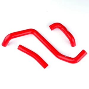 Red FOR 2000-2007 Can-Am Bombardier DS650 DS 650 CMS Silicone Radiator Hose Kit - Picture 1 of 5
