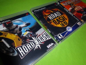 EMPTY REPLACE CASES! Road Rash 3d Jailbreak Trilogy Playstation 1 - PS1  PSX - Picture 1 of 7
